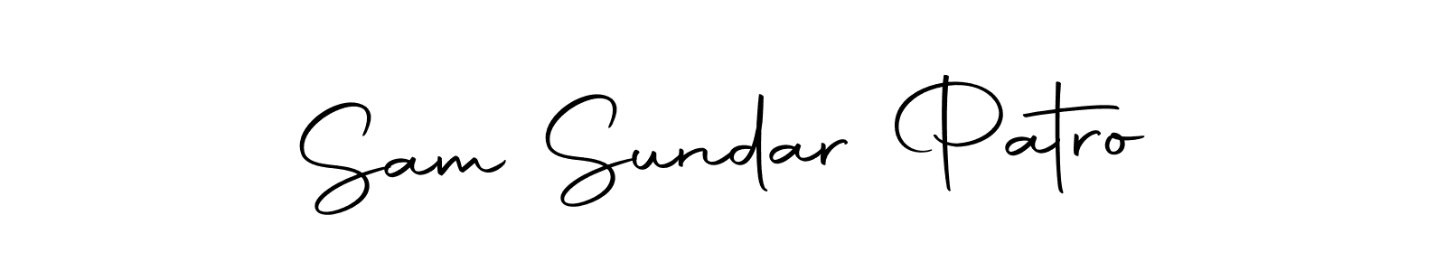 if you are searching for the best signature style for your name Sam Sundar Patro. so please give up your signature search. here we have designed multiple signature styles  using Autography-DOLnW. Sam Sundar Patro signature style 10 images and pictures png