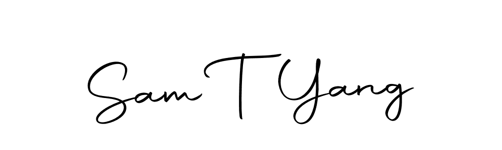 Once you've used our free online signature maker to create your best signature Autography-DOLnW style, it's time to enjoy all of the benefits that Sam T Yang name signing documents. Sam T Yang signature style 10 images and pictures png