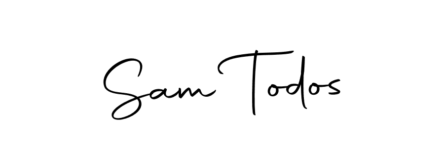 The best way (Autography-DOLnW) to make a short signature is to pick only two or three words in your name. The name Sam Todos include a total of six letters. For converting this name. Sam Todos signature style 10 images and pictures png