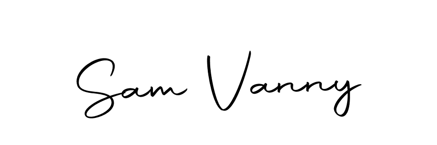 Design your own signature with our free online signature maker. With this signature software, you can create a handwritten (Autography-DOLnW) signature for name Sam Vanny. Sam Vanny signature style 10 images and pictures png