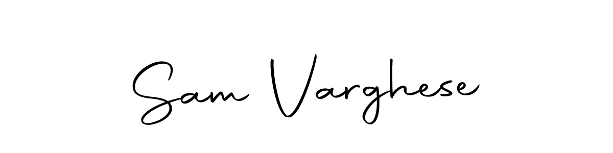 Make a beautiful signature design for name Sam Varghese. With this signature (Autography-DOLnW) style, you can create a handwritten signature for free. Sam Varghese signature style 10 images and pictures png