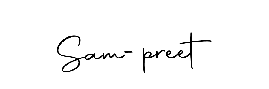 Also we have Sam-preet name is the best signature style. Create professional handwritten signature collection using Autography-DOLnW autograph style. Sam-preet signature style 10 images and pictures png