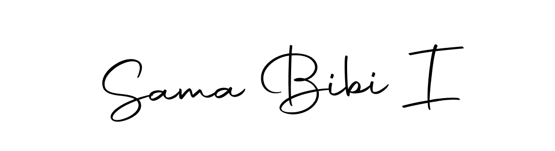 Make a beautiful signature design for name Sama Bibi I. With this signature (Autography-DOLnW) style, you can create a handwritten signature for free. Sama Bibi I signature style 10 images and pictures png