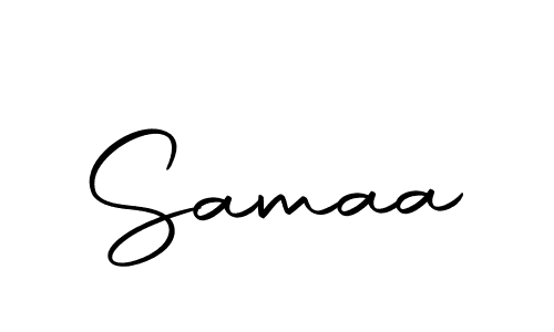 The best way (Autography-DOLnW) to make a short signature is to pick only two or three words in your name. The name Samaa include a total of six letters. For converting this name. Samaa signature style 10 images and pictures png