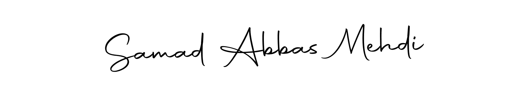 Make a beautiful signature design for name Samad Abbas Mehdi. With this signature (Autography-DOLnW) style, you can create a handwritten signature for free. Samad Abbas Mehdi signature style 10 images and pictures png