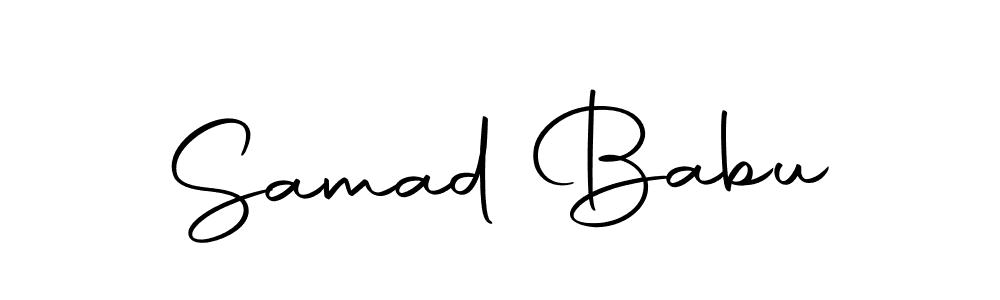 Make a beautiful signature design for name Samad Babu. Use this online signature maker to create a handwritten signature for free. Samad Babu signature style 10 images and pictures png