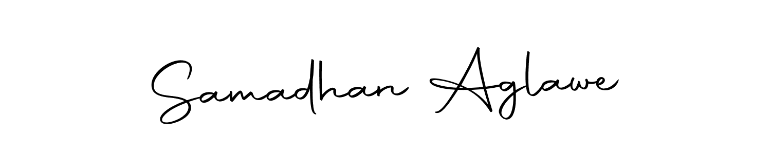 Similarly Autography-DOLnW is the best handwritten signature design. Signature creator online .You can use it as an online autograph creator for name Samadhan Aglawe. Samadhan Aglawe signature style 10 images and pictures png