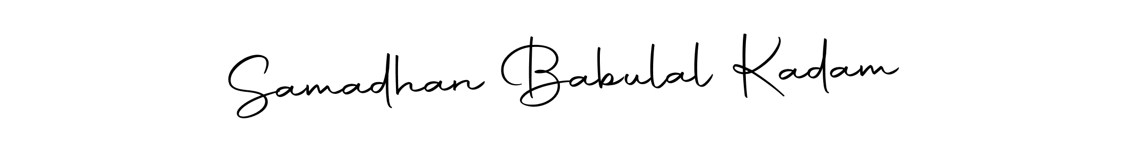 The best way (Autography-DOLnW) to make a short signature is to pick only two or three words in your name. The name Samadhan Babulal Kadam include a total of six letters. For converting this name. Samadhan Babulal Kadam signature style 10 images and pictures png