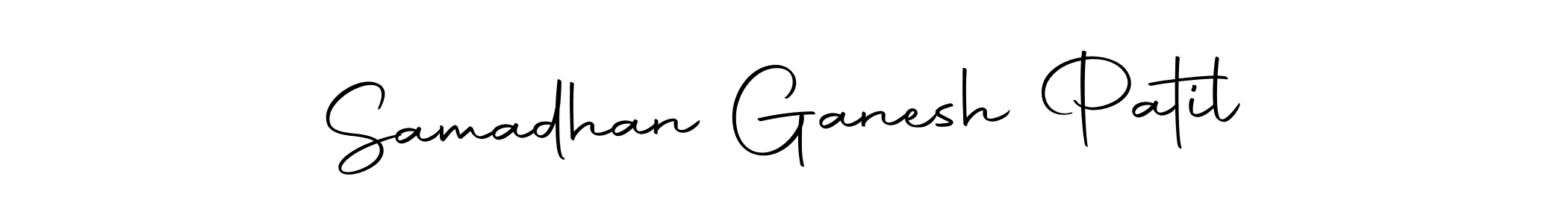 You can use this online signature creator to create a handwritten signature for the name Samadhan Ganesh Patil. This is the best online autograph maker. Samadhan Ganesh Patil signature style 10 images and pictures png