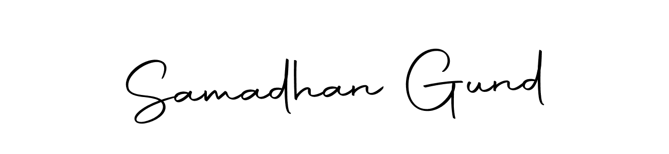 Similarly Autography-DOLnW is the best handwritten signature design. Signature creator online .You can use it as an online autograph creator for name Samadhan Gund. Samadhan Gund signature style 10 images and pictures png