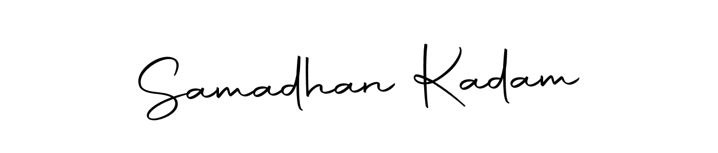 Create a beautiful signature design for name Samadhan Kadam. With this signature (Autography-DOLnW) fonts, you can make a handwritten signature for free. Samadhan Kadam signature style 10 images and pictures png