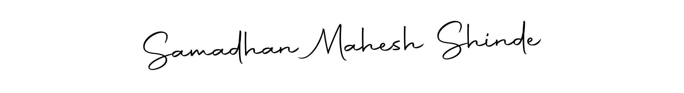 Make a beautiful signature design for name Samadhan Mahesh Shinde. With this signature (Autography-DOLnW) style, you can create a handwritten signature for free. Samadhan Mahesh Shinde signature style 10 images and pictures png