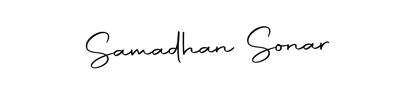 Use a signature maker to create a handwritten signature online. With this signature software, you can design (Autography-DOLnW) your own signature for name Samadhan Sonar. Samadhan Sonar signature style 10 images and pictures png