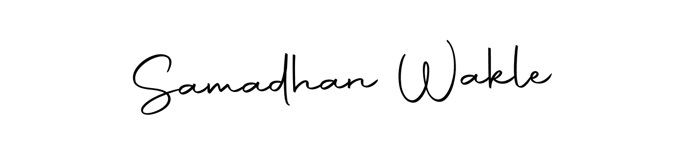 The best way (Autography-DOLnW) to make a short signature is to pick only two or three words in your name. The name Samadhan Wakle include a total of six letters. For converting this name. Samadhan Wakle signature style 10 images and pictures png