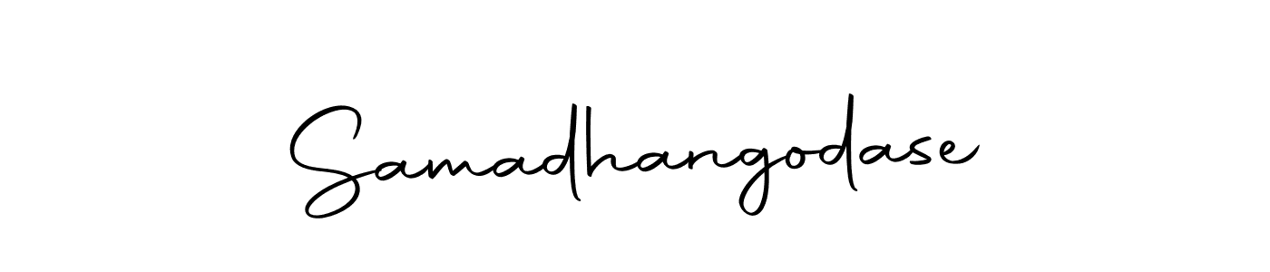Make a beautiful signature design for name Samadhangodase. Use this online signature maker to create a handwritten signature for free. Samadhangodase signature style 10 images and pictures png