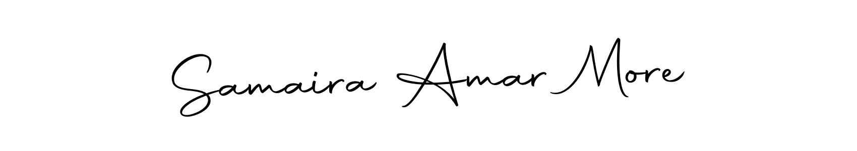 Also we have Samaira Amar More name is the best signature style. Create professional handwritten signature collection using Autography-DOLnW autograph style. Samaira Amar More signature style 10 images and pictures png