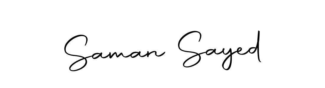 Also we have Saman Sayed name is the best signature style. Create professional handwritten signature collection using Autography-DOLnW autograph style. Saman Sayed signature style 10 images and pictures png