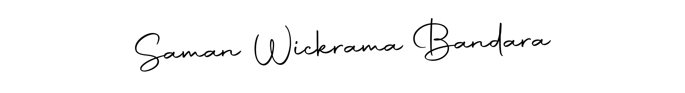 Saman Wickrama Bandara stylish signature style. Best Handwritten Sign (Autography-DOLnW) for my name. Handwritten Signature Collection Ideas for my name Saman Wickrama Bandara. Saman Wickrama Bandara signature style 10 images and pictures png