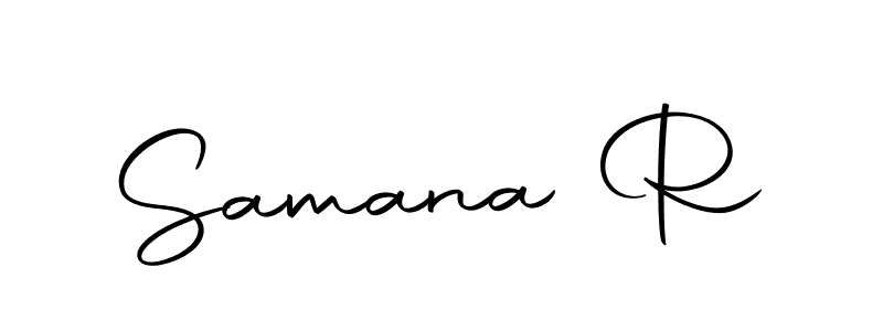 Make a short Samana R signature style. Manage your documents anywhere anytime using Autography-DOLnW. Create and add eSignatures, submit forms, share and send files easily. Samana R signature style 10 images and pictures png