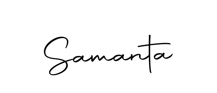 How to make Samanta signature? Autography-DOLnW is a professional autograph style. Create handwritten signature for Samanta name. Samanta signature style 10 images and pictures png