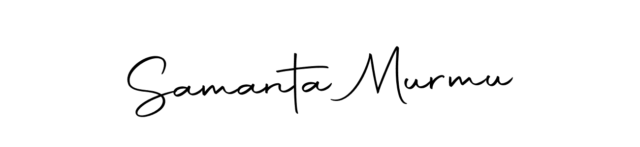 How to make Samanta Murmu name signature. Use Autography-DOLnW style for creating short signs online. This is the latest handwritten sign. Samanta Murmu signature style 10 images and pictures png