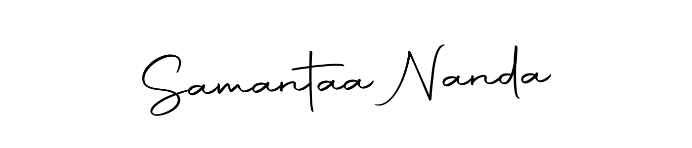 Use a signature maker to create a handwritten signature online. With this signature software, you can design (Autography-DOLnW) your own signature for name Samantaa Nanda. Samantaa Nanda signature style 10 images and pictures png