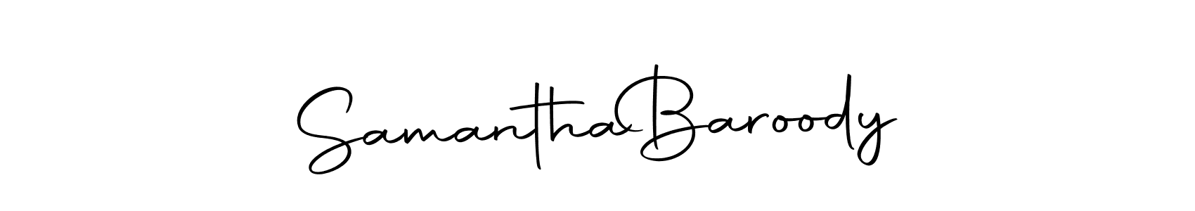 Make a short Samantha  Baroody signature style. Manage your documents anywhere anytime using Autography-DOLnW. Create and add eSignatures, submit forms, share and send files easily. Samantha  Baroody signature style 10 images and pictures png