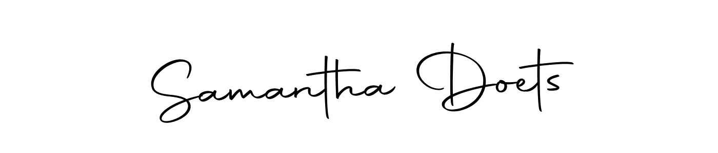 Make a beautiful signature design for name Samantha Doets. With this signature (Autography-DOLnW) style, you can create a handwritten signature for free. Samantha Doets signature style 10 images and pictures png
