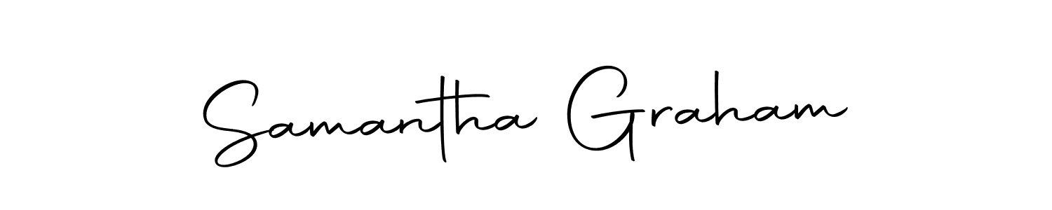 You should practise on your own different ways (Autography-DOLnW) to write your name (Samantha Graham) in signature. don't let someone else do it for you. Samantha Graham signature style 10 images and pictures png