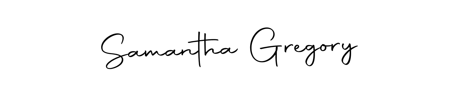 Here are the top 10 professional signature styles for the name Samantha Gregory. These are the best autograph styles you can use for your name. Samantha Gregory signature style 10 images and pictures png