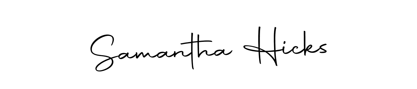 Here are the top 10 professional signature styles for the name Samantha Hicks. These are the best autograph styles you can use for your name. Samantha Hicks signature style 10 images and pictures png