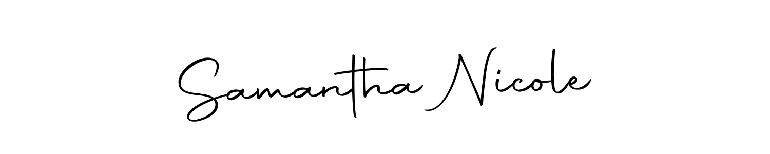 Also You can easily find your signature by using the search form. We will create Samantha Nicole name handwritten signature images for you free of cost using Autography-DOLnW sign style. Samantha Nicole signature style 10 images and pictures png