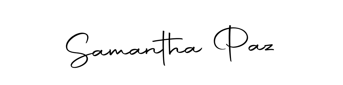 How to make Samantha Paz signature? Autography-DOLnW is a professional autograph style. Create handwritten signature for Samantha Paz name. Samantha Paz signature style 10 images and pictures png
