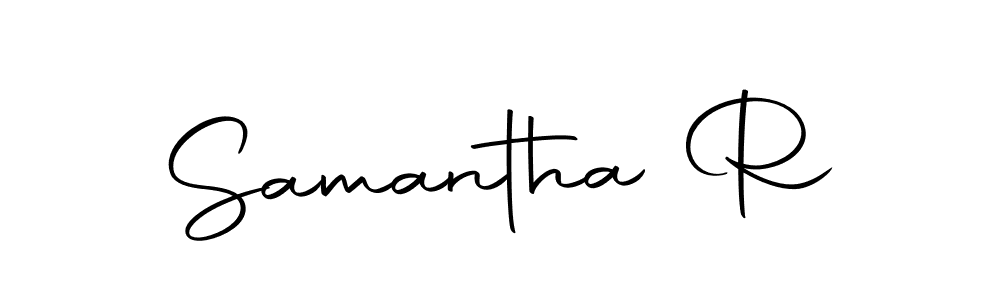if you are searching for the best signature style for your name Samantha R. so please give up your signature search. here we have designed multiple signature styles  using Autography-DOLnW. Samantha R signature style 10 images and pictures png
