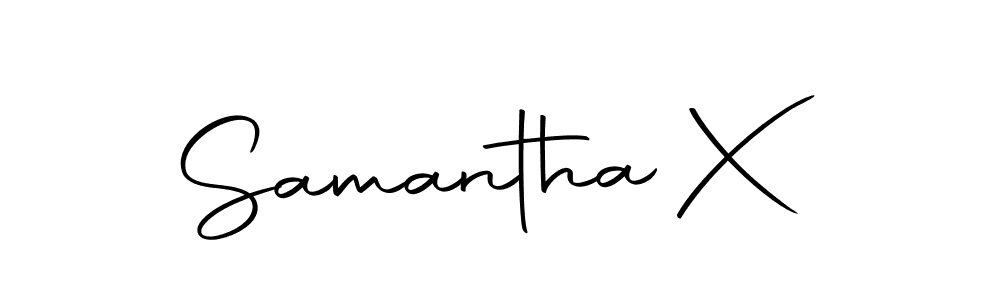 Also we have Samantha X name is the best signature style. Create professional handwritten signature collection using Autography-DOLnW autograph style. Samantha X signature style 10 images and pictures png