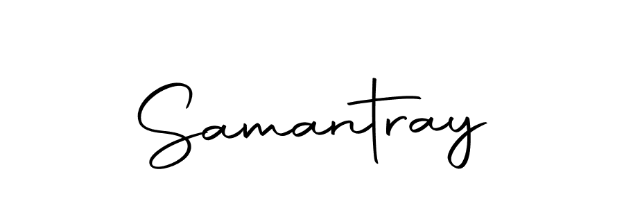 Use a signature maker to create a handwritten signature online. With this signature software, you can design (Autography-DOLnW) your own signature for name Samantray. Samantray signature style 10 images and pictures png