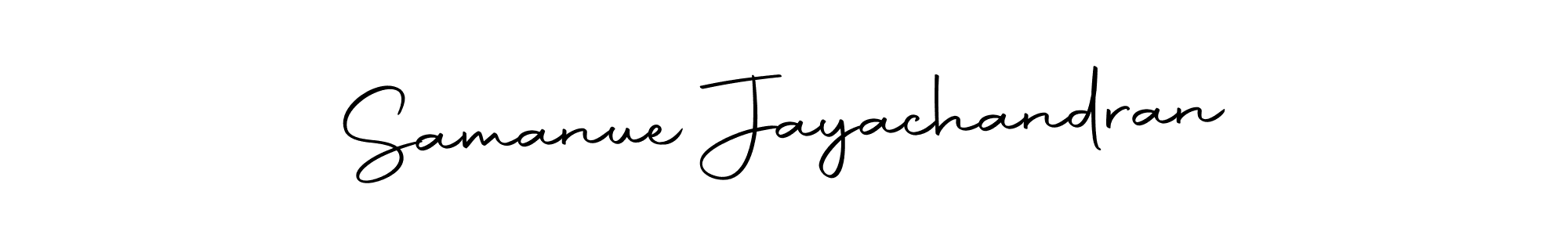 Also we have Samanue Jayachandran name is the best signature style. Create professional handwritten signature collection using Autography-DOLnW autograph style. Samanue Jayachandran signature style 10 images and pictures png