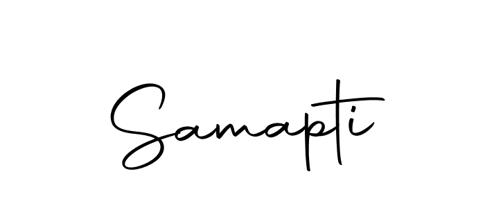 Make a beautiful signature design for name Samapti. Use this online signature maker to create a handwritten signature for free. Samapti signature style 10 images and pictures png