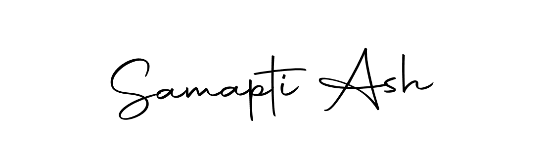 Make a beautiful signature design for name Samapti Ash. With this signature (Autography-DOLnW) style, you can create a handwritten signature for free. Samapti Ash signature style 10 images and pictures png