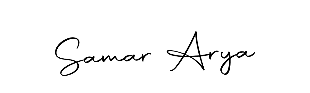 Design your own signature with our free online signature maker. With this signature software, you can create a handwritten (Autography-DOLnW) signature for name Samar Arya. Samar Arya signature style 10 images and pictures png