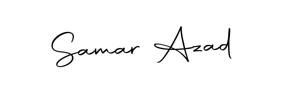 Use a signature maker to create a handwritten signature online. With this signature software, you can design (Autography-DOLnW) your own signature for name Samar Azad. Samar Azad signature style 10 images and pictures png