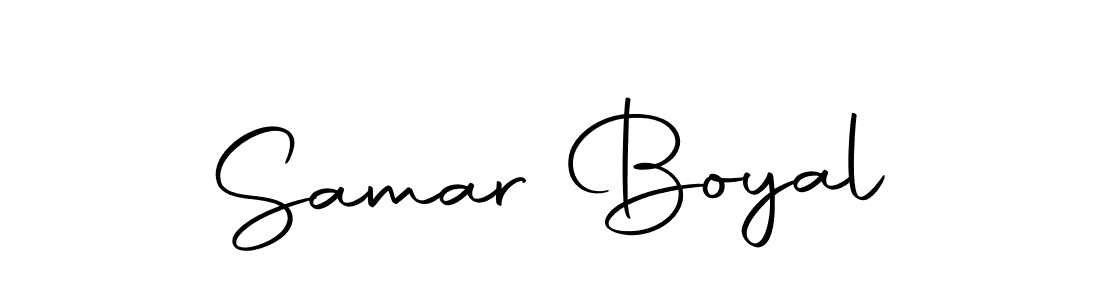 How to make Samar Boyal signature? Autography-DOLnW is a professional autograph style. Create handwritten signature for Samar Boyal name. Samar Boyal signature style 10 images and pictures png