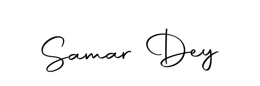 Create a beautiful signature design for name Samar Dey. With this signature (Autography-DOLnW) fonts, you can make a handwritten signature for free. Samar Dey signature style 10 images and pictures png