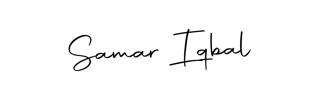 Autography-DOLnW is a professional signature style that is perfect for those who want to add a touch of class to their signature. It is also a great choice for those who want to make their signature more unique. Get Samar Iqbal name to fancy signature for free. Samar Iqbal signature style 10 images and pictures png