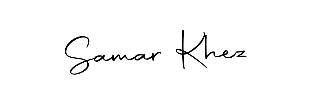 Make a beautiful signature design for name Samar Khez. Use this online signature maker to create a handwritten signature for free. Samar Khez signature style 10 images and pictures png