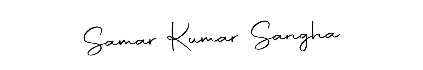 Use a signature maker to create a handwritten signature online. With this signature software, you can design (Autography-DOLnW) your own signature for name Samar Kumar Sangha. Samar Kumar Sangha signature style 10 images and pictures png