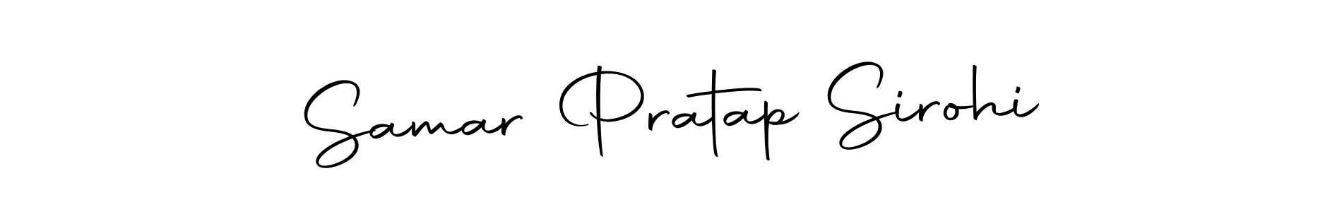 The best way (Autography-DOLnW) to make a short signature is to pick only two or three words in your name. The name Samar Pratap Sirohi include a total of six letters. For converting this name. Samar Pratap Sirohi signature style 10 images and pictures png