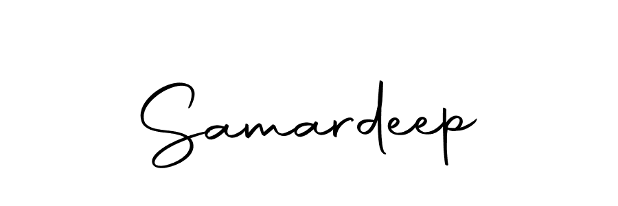 Make a beautiful signature design for name Samardeep. With this signature (Autography-DOLnW) style, you can create a handwritten signature for free. Samardeep signature style 10 images and pictures png