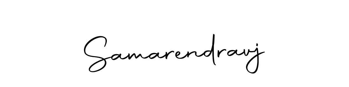 How to make Samarendravj name signature. Use Autography-DOLnW style for creating short signs online. This is the latest handwritten sign. Samarendravj signature style 10 images and pictures png