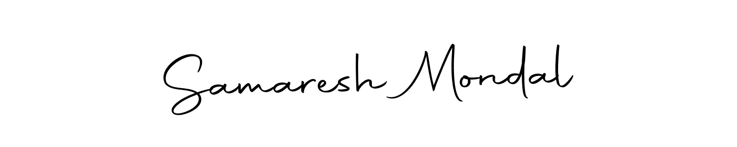 How to make Samaresh Mondal signature? Autography-DOLnW is a professional autograph style. Create handwritten signature for Samaresh Mondal name. Samaresh Mondal signature style 10 images and pictures png